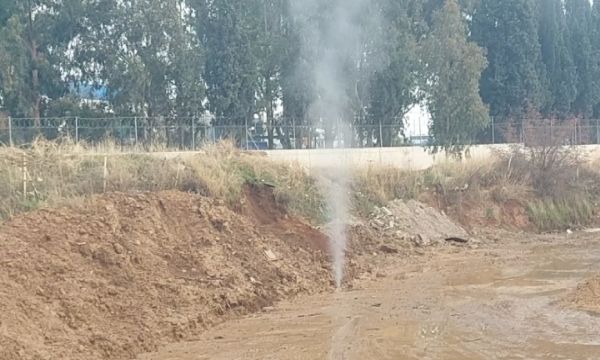 Kemalpaşa'da kazı sıradında doğalgaz hattı delindi!